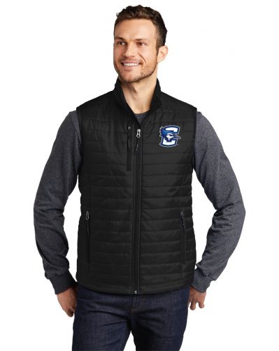 Puffy Vest - Embroidery - C-Bird Logo