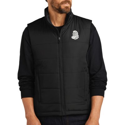 Michigan State Spartans Black Puffer Vest
