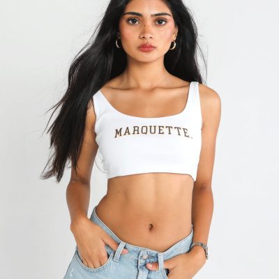 Marquette Scoop Neck Crop Top