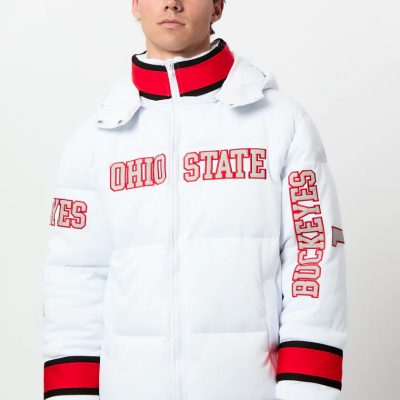 Ohio State Jersey Puffer Jacket