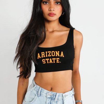 ASU Scoop Neck Crop Top