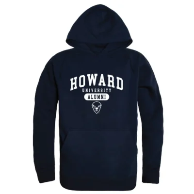 Howard University Bison Alumni Fleece Hoodie Sweatshirts