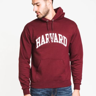 CHAMPION ECO POWERBLEND HARVARD UNIVERSITY HOODIE - CLEARANCE
