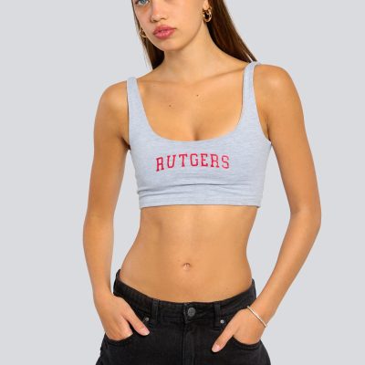 Rutgers | Scoop Neck Crop Top