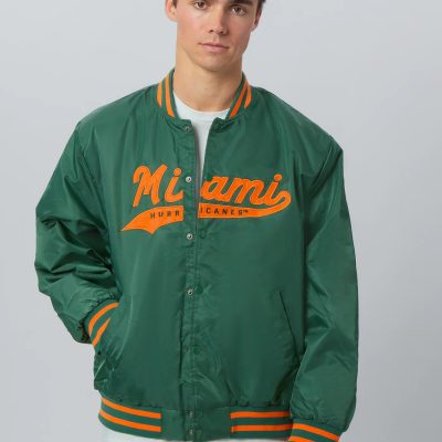 University of Miami A-Game Varsity Jacket