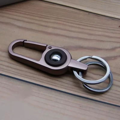 Elegant Key Holder for Cars and Bikes - Durable Metal Keychain